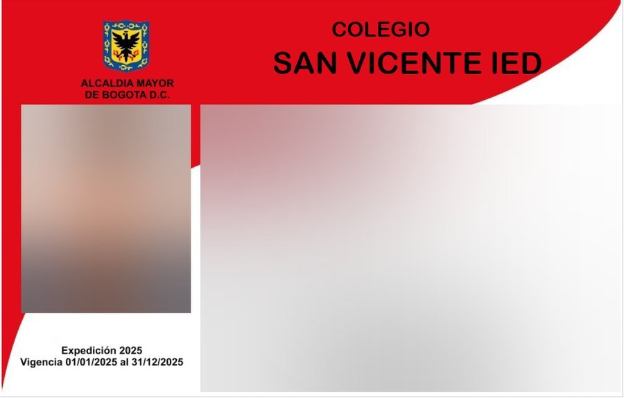 Carnet escolar horizontal
